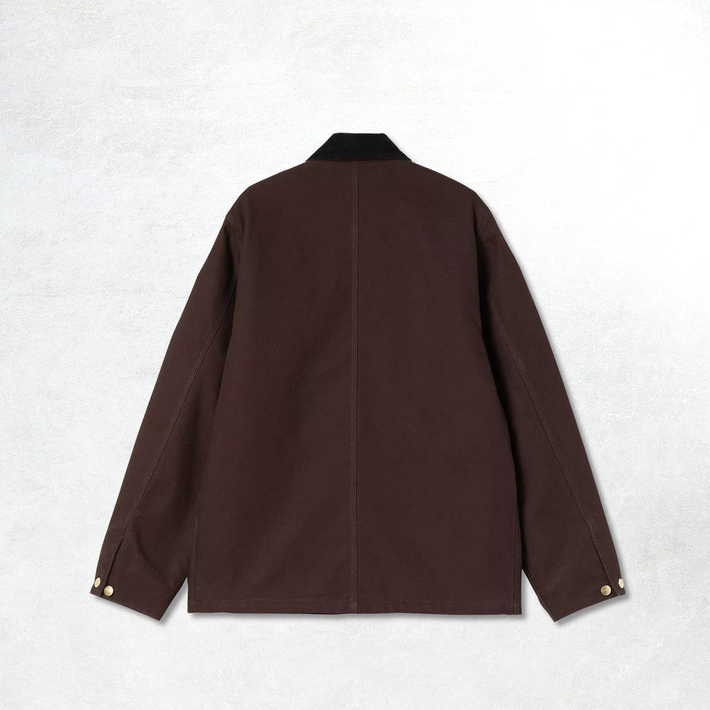 Carhartt WIP Michigan Coat: Tobacco / Black