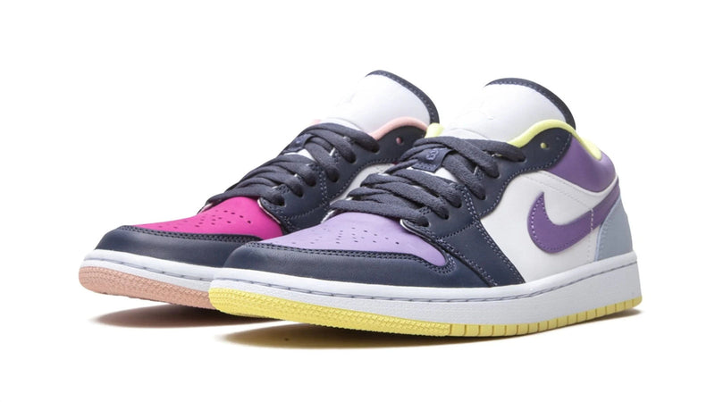 Air Jordan 1 Low SE WMNS 'Mismatched' Purple & Magenta