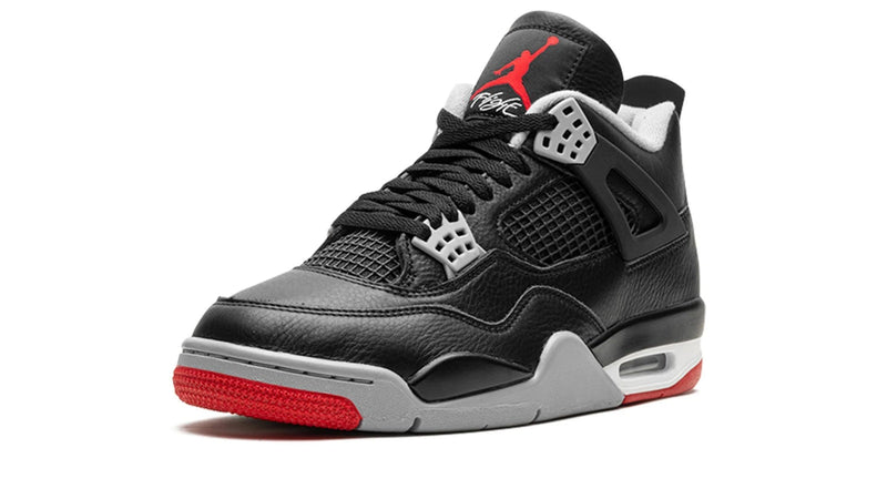 Air Jordan 4 Retro 'Bred Reimagined' – Black & Fire Red AJ4 Rebuilt with Premium Materials & OG-Faithful Construction