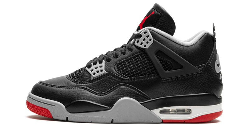 Air Jordan 4 Retro 'Bred Reimagined' – Black & Fire Red AJ4 Rebuilt with Premium Materials & OG-Faithful Construction