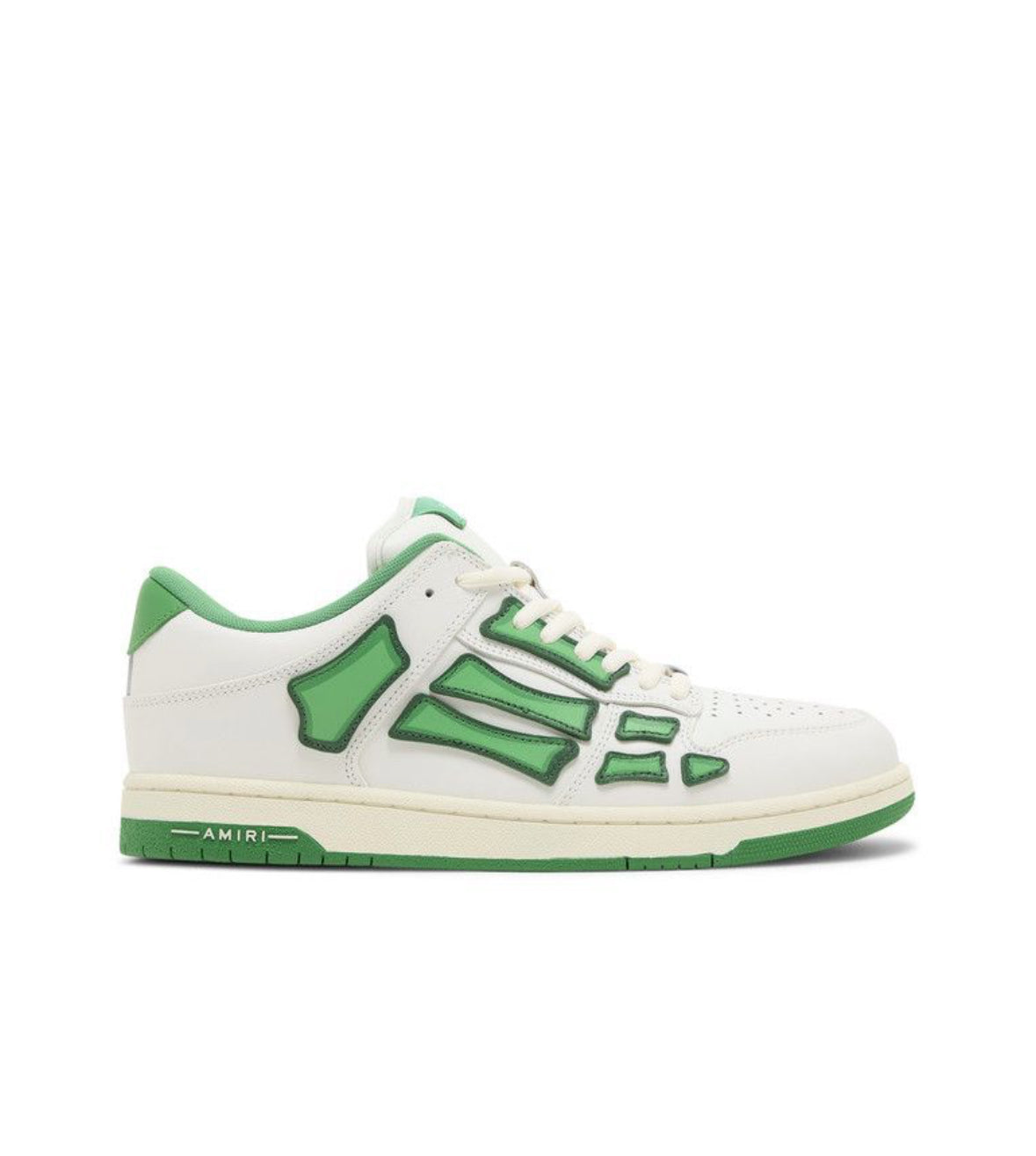 AMIRI Skel Top Low White Green