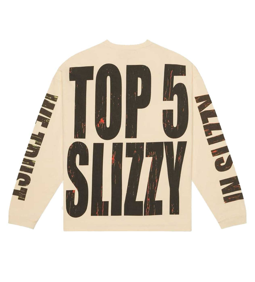 Godspeed Top 5 Slizzy L/S Tee Bone