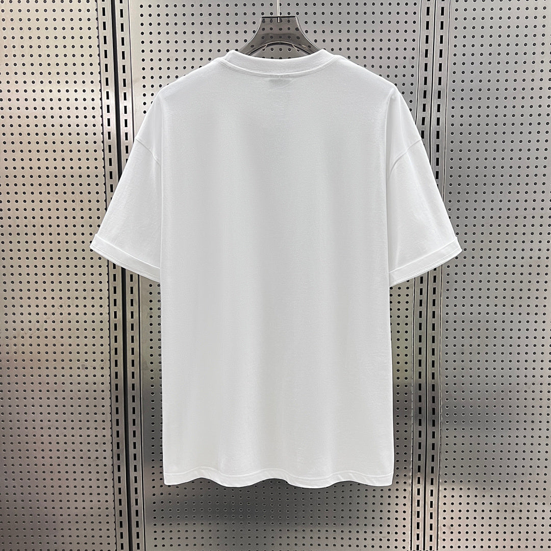 Corteiz CRTZ Script Graffiti Oversized Tee – White/Pink