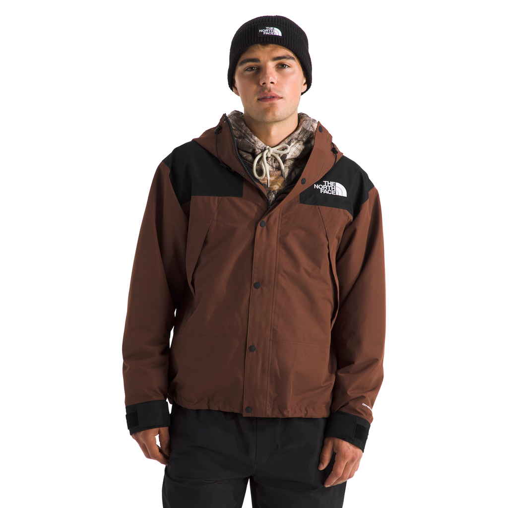 The North Face Men's DRYVENT™ Mono Mountain Jacket in Ember Soil/TNF Black