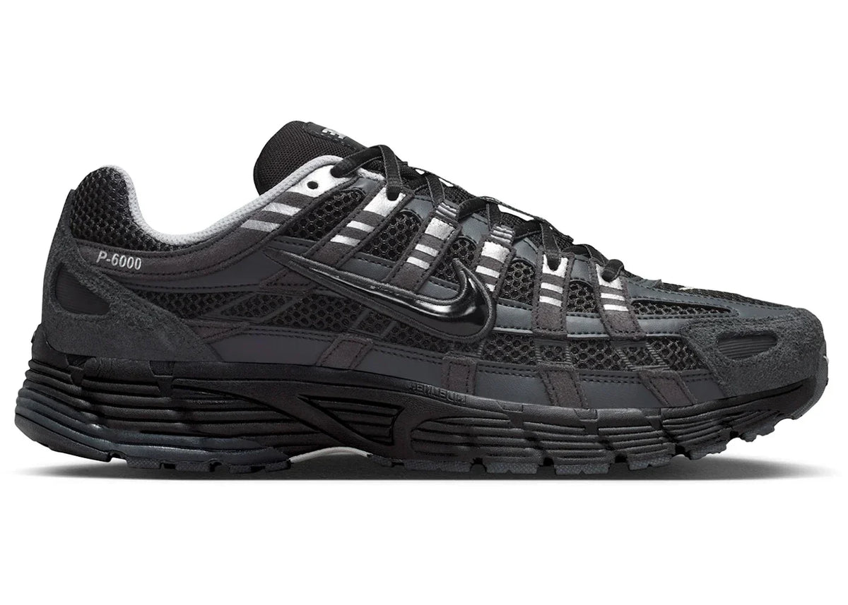 Nike P-6000 Suede Anthracite Metallic Silver HF0015-002