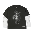 HUF Spiderman Web Long Sleeve Double Layer Top