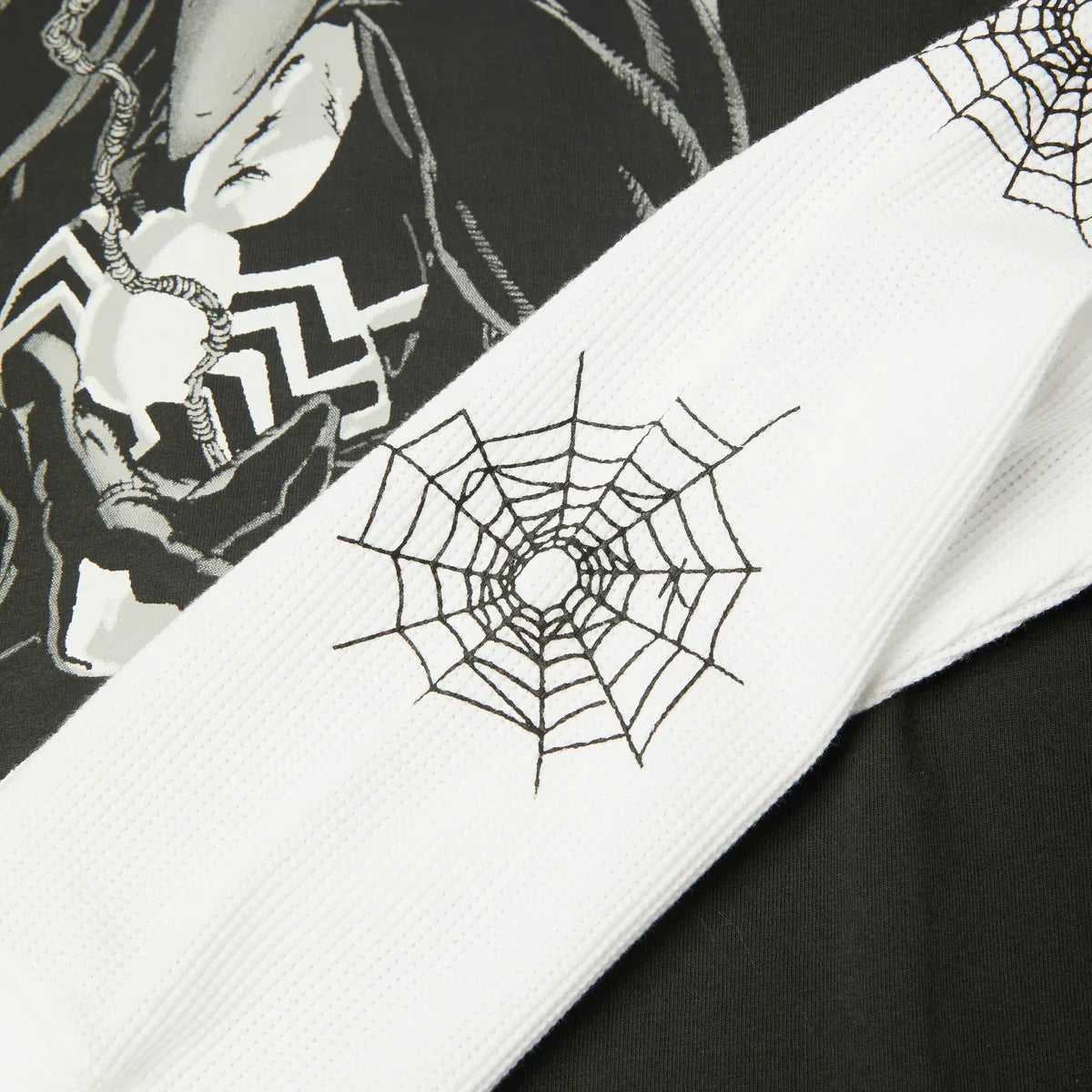HUF Spiderman Web Long Sleeve Double Layer Top