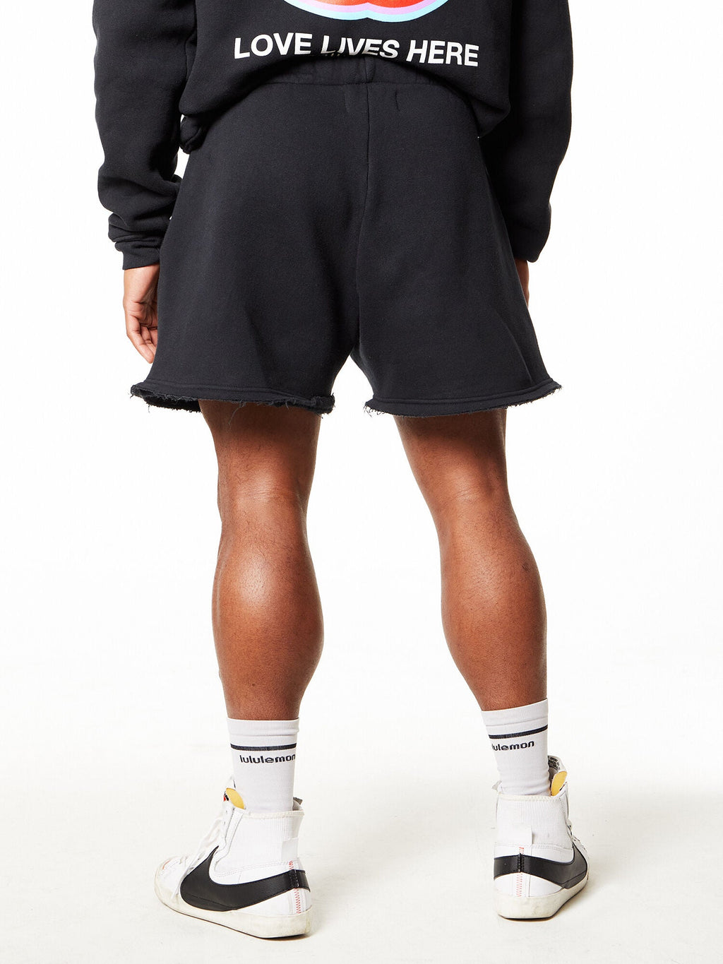 PRIDE SWEAT SHORT BLACK