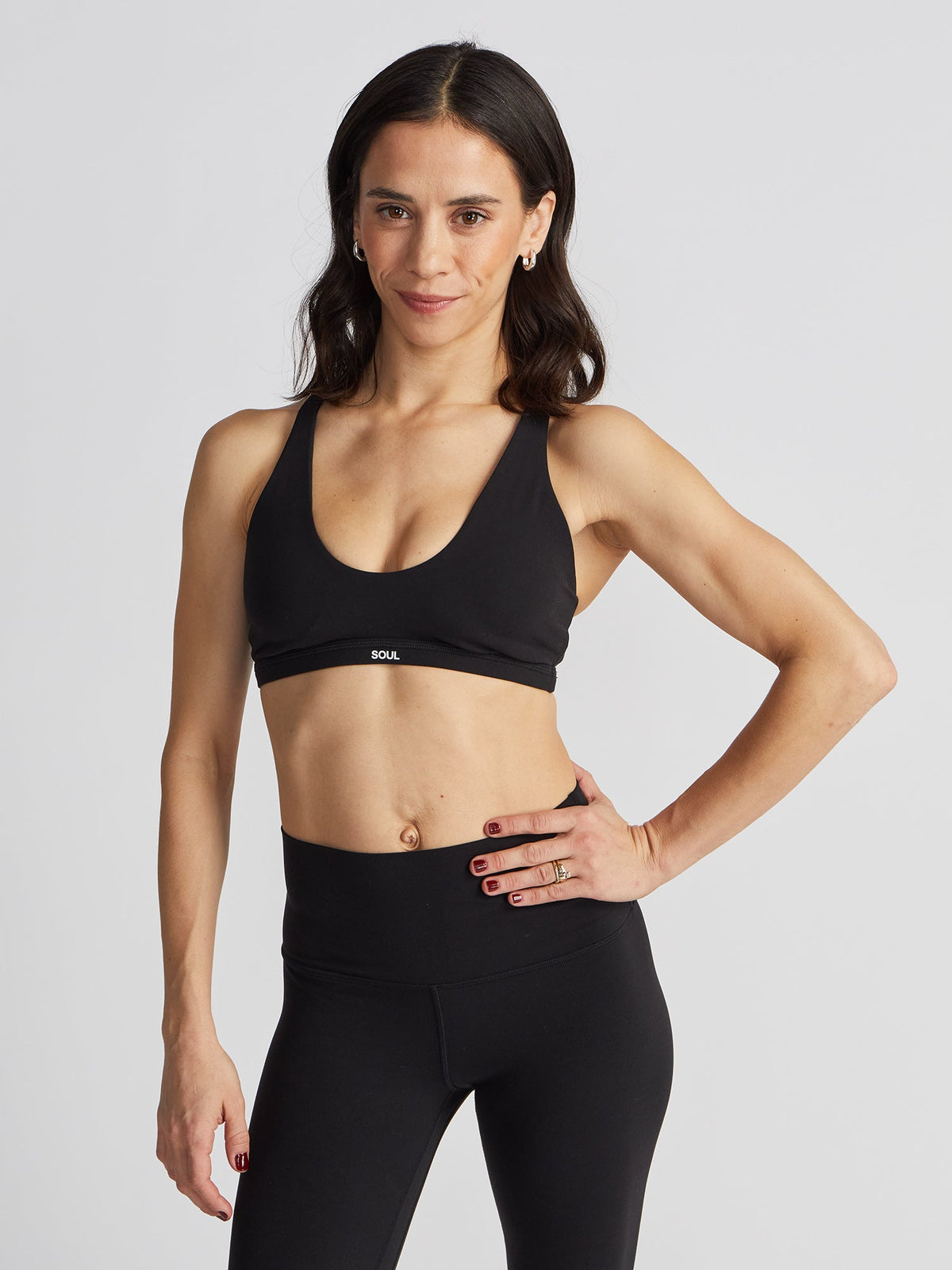 STRAPPY V-NECK BRA