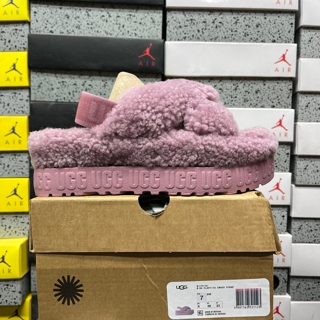 UGG Maxi Curly Shearling Slipper – Lavender Mauve