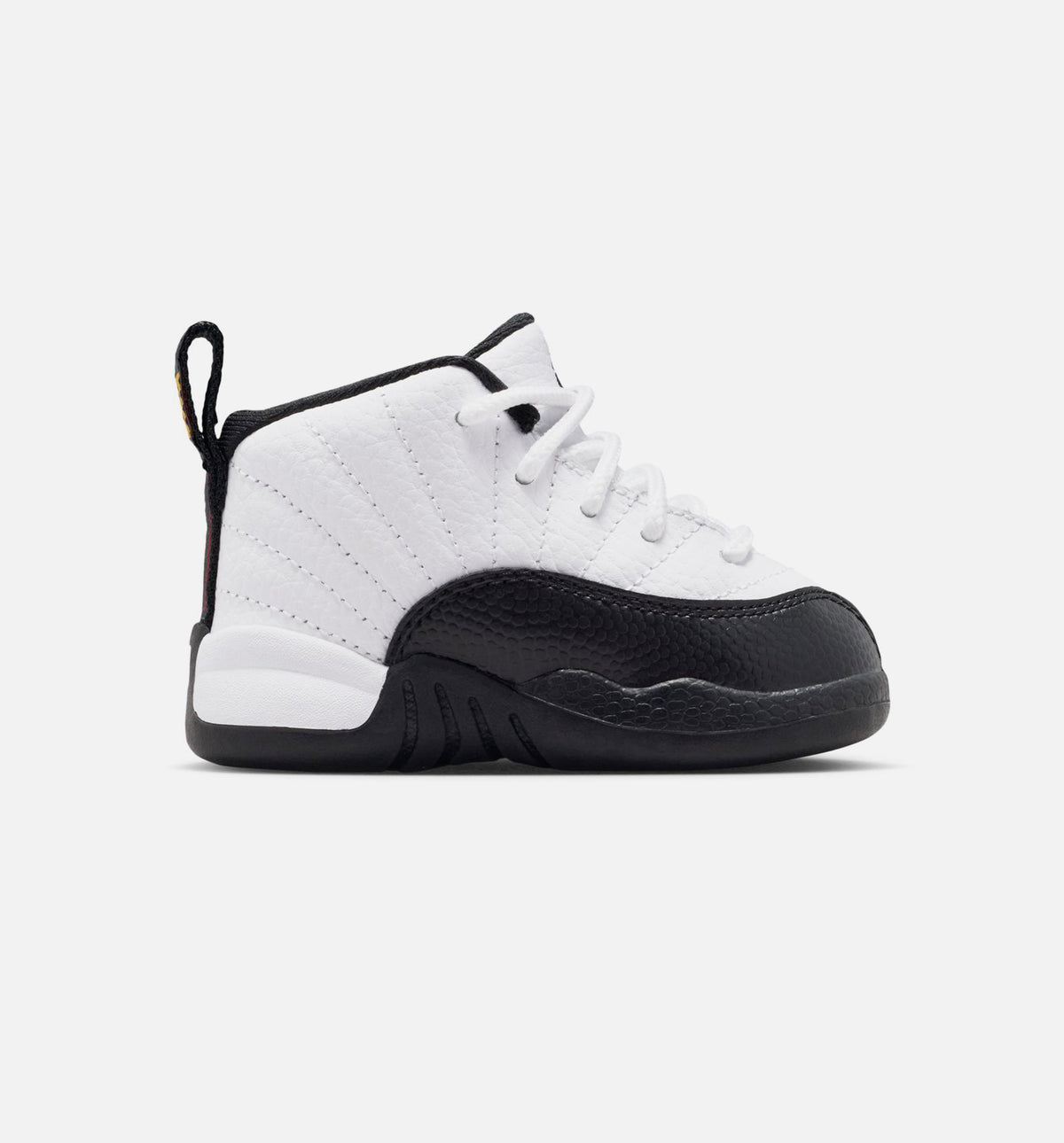 Air Jordan 12 Retro Taxi | Infant/Toddler Lifestyle Shoe | White/Black/Taxi