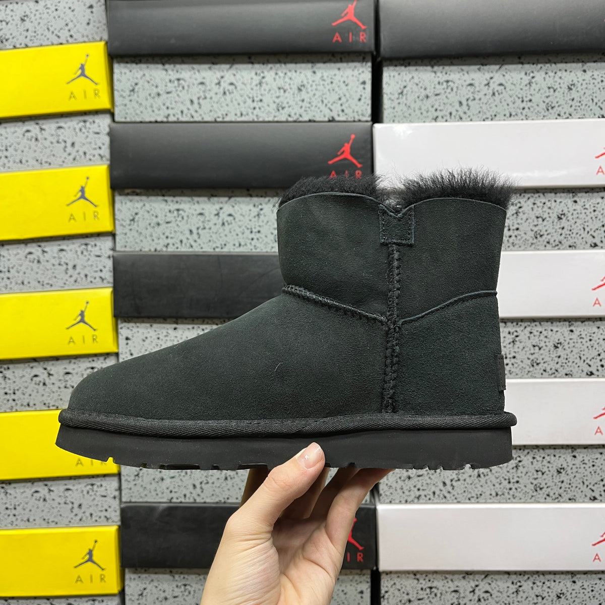 UGG Mini Bailey Button II Boot – Black