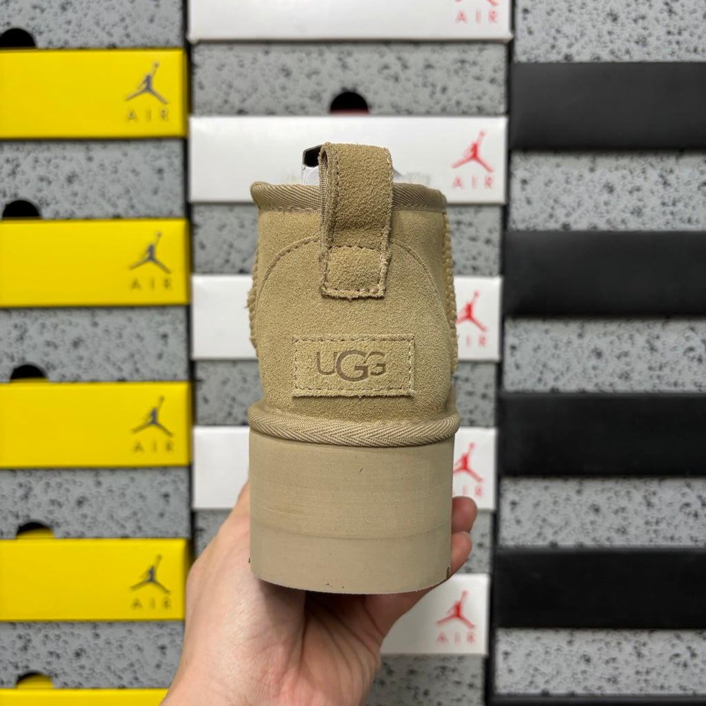 UGG Platform Slip-On Mule – Wheat Khaki (5cm Platform)