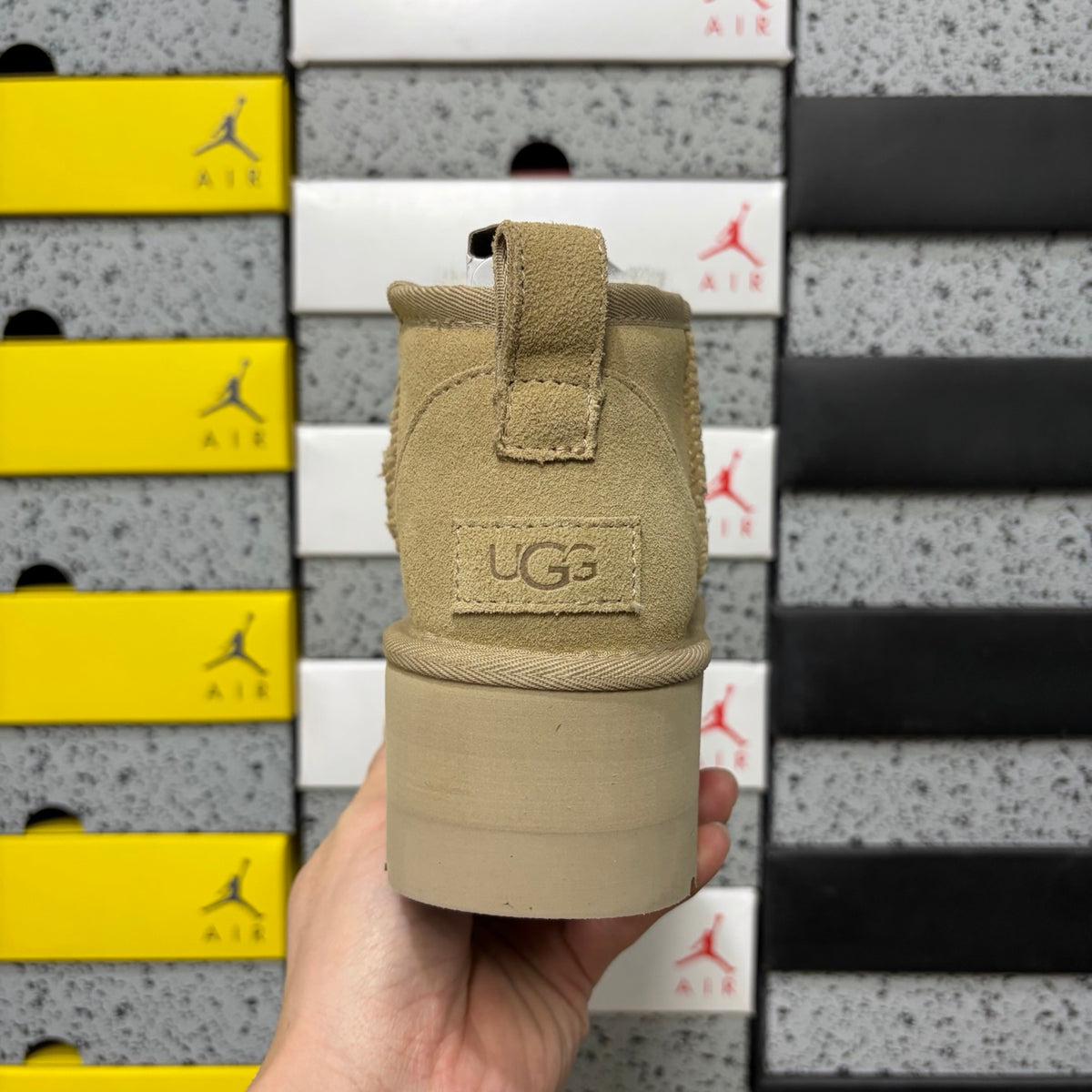 UGG Platform Slip-On Mule – Wheat Khaki (5cm Platform)