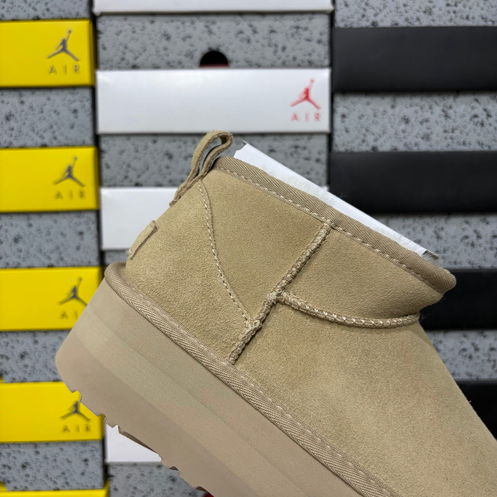 UGG Platform Slip-On Mule – Wheat Khaki (5cm Platform)