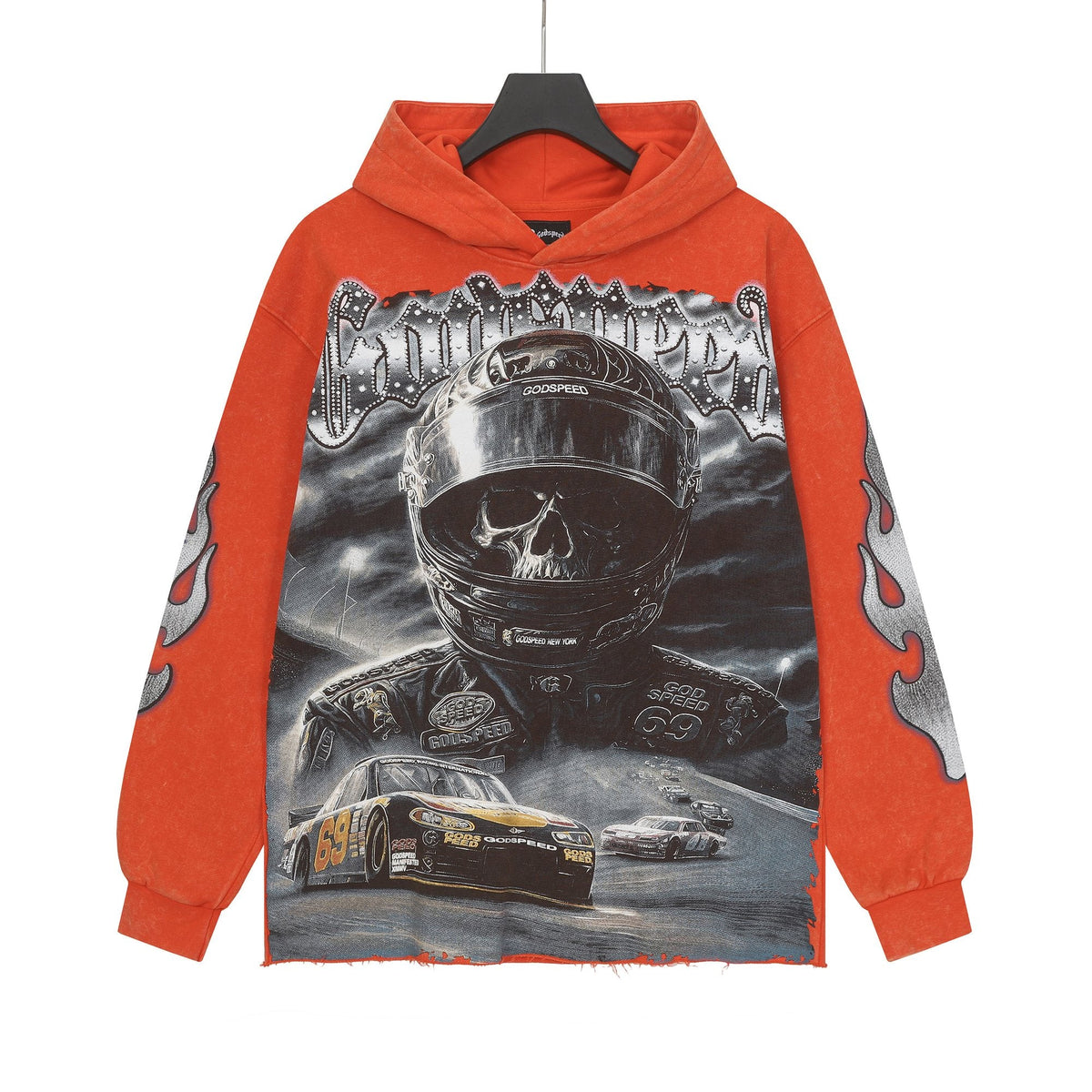 Godspeed Race Before Death Skull Graphic Hoodie