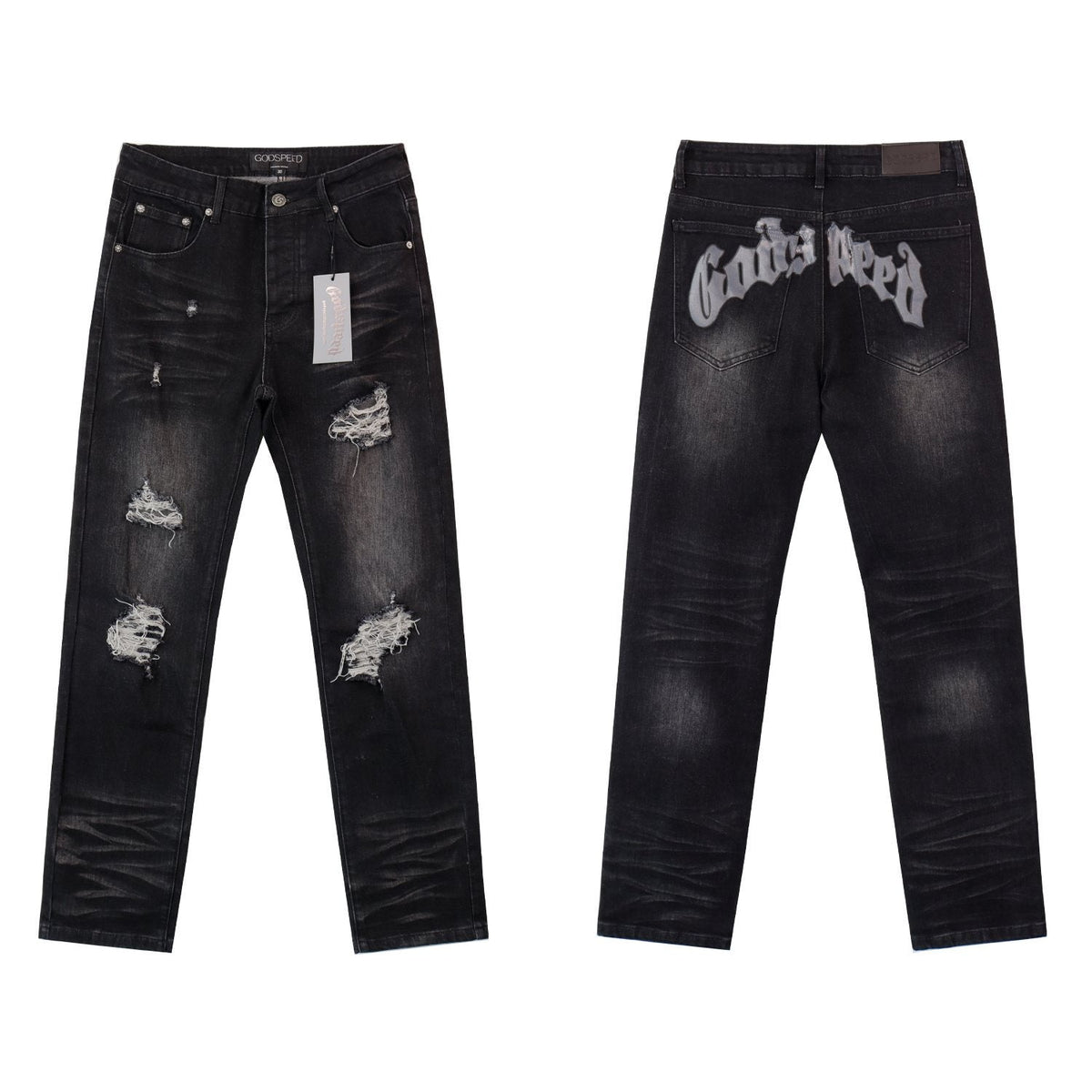 Godspeed Washed Distressed Jeans