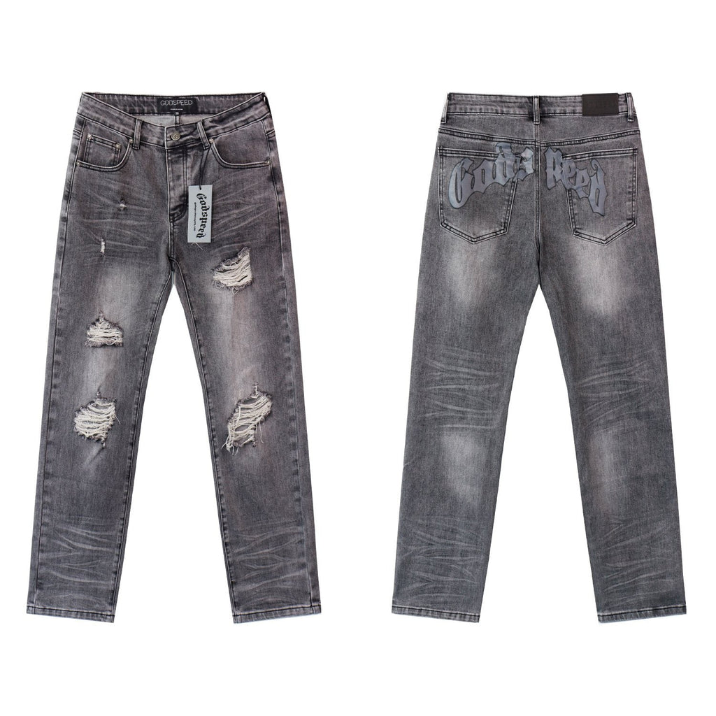 Godspeed Washed Distressed Jeans