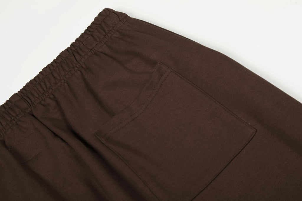 Sp5der Brown Blue Graphic Hoodie & Sweatpants Matching Set