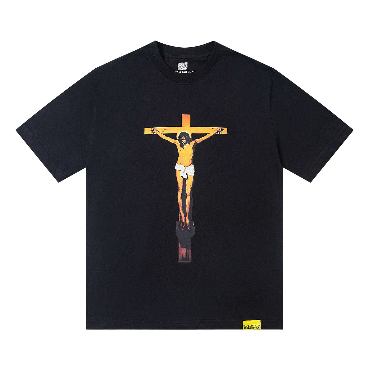 THAT'S A AWFUL LOT OF COUGH SYRUP Free Jeff Crucifix Graphic T-Shirt