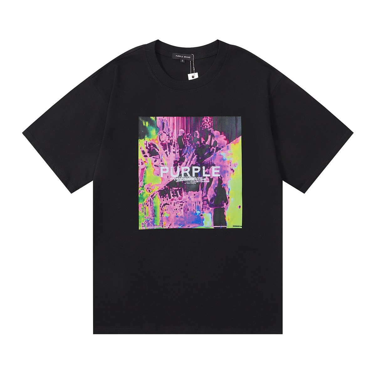Purple Brand Abstract Graphic T-Shirt
