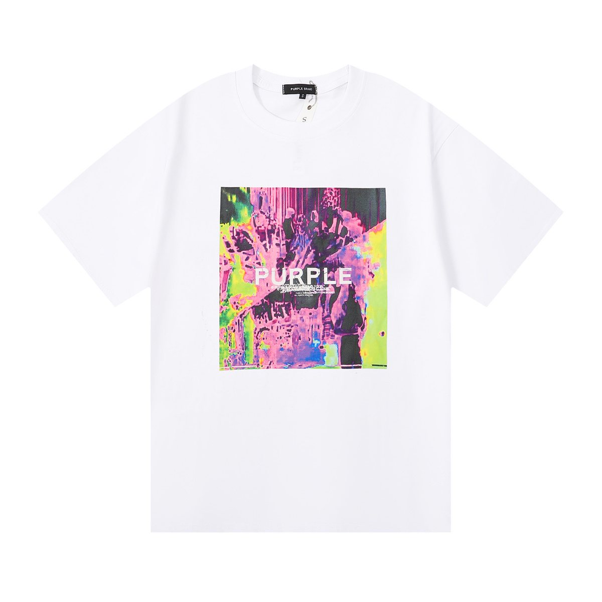 Purple Brand Abstract Graphic T-Shirt