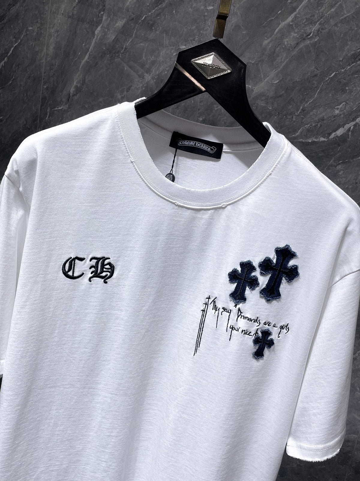 Chrome Hearts Cross Patch Graphic T-Shirt