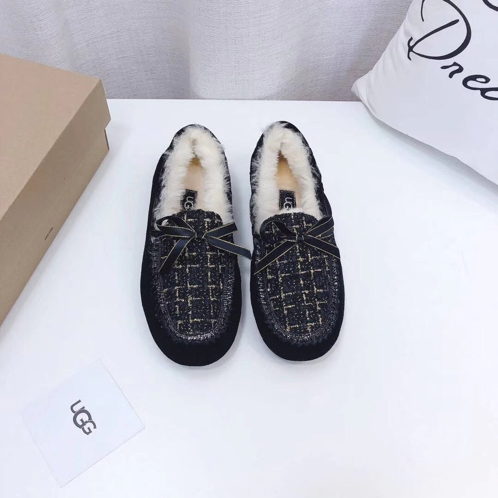 Black Chanel-Style Driving Loafers — Sophisticated & Chic | New Arrival | In Stock