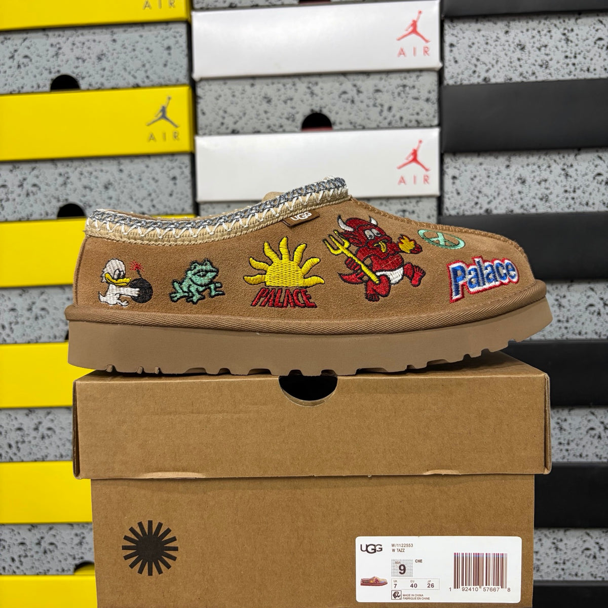 UGG × Palace Tasman Slipper – Chestnut