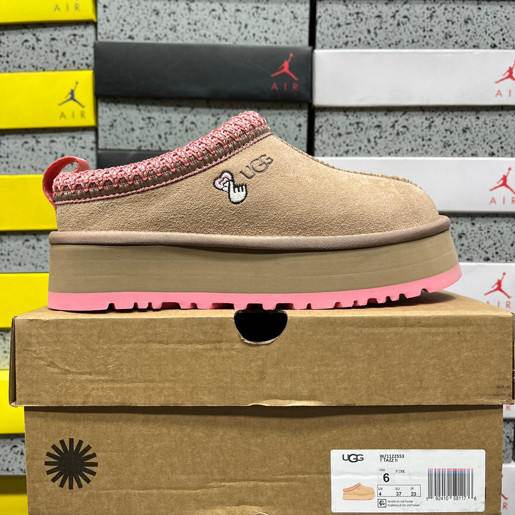UGG Tasman Slipper – Sand/Pink Special Edition