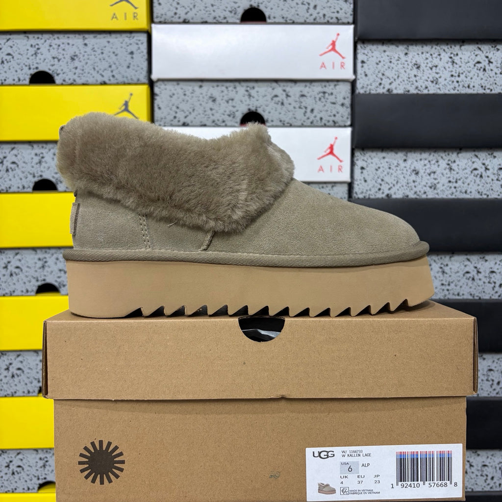 UGG Kallen Lace Platform Boot – Khaki Fawn
