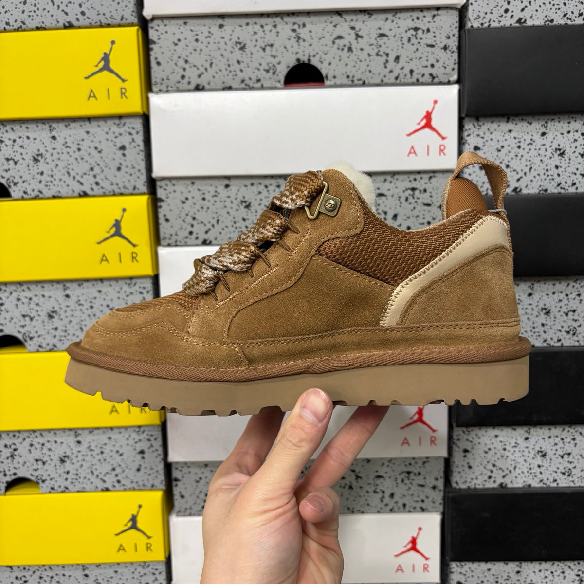 UGG Kallen Lace-Up Sneaker Boot – Chestnut