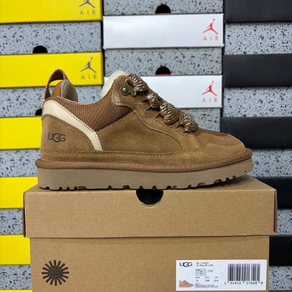 UGG Kallen Lace-Up Sneaker Boot – Chestnut