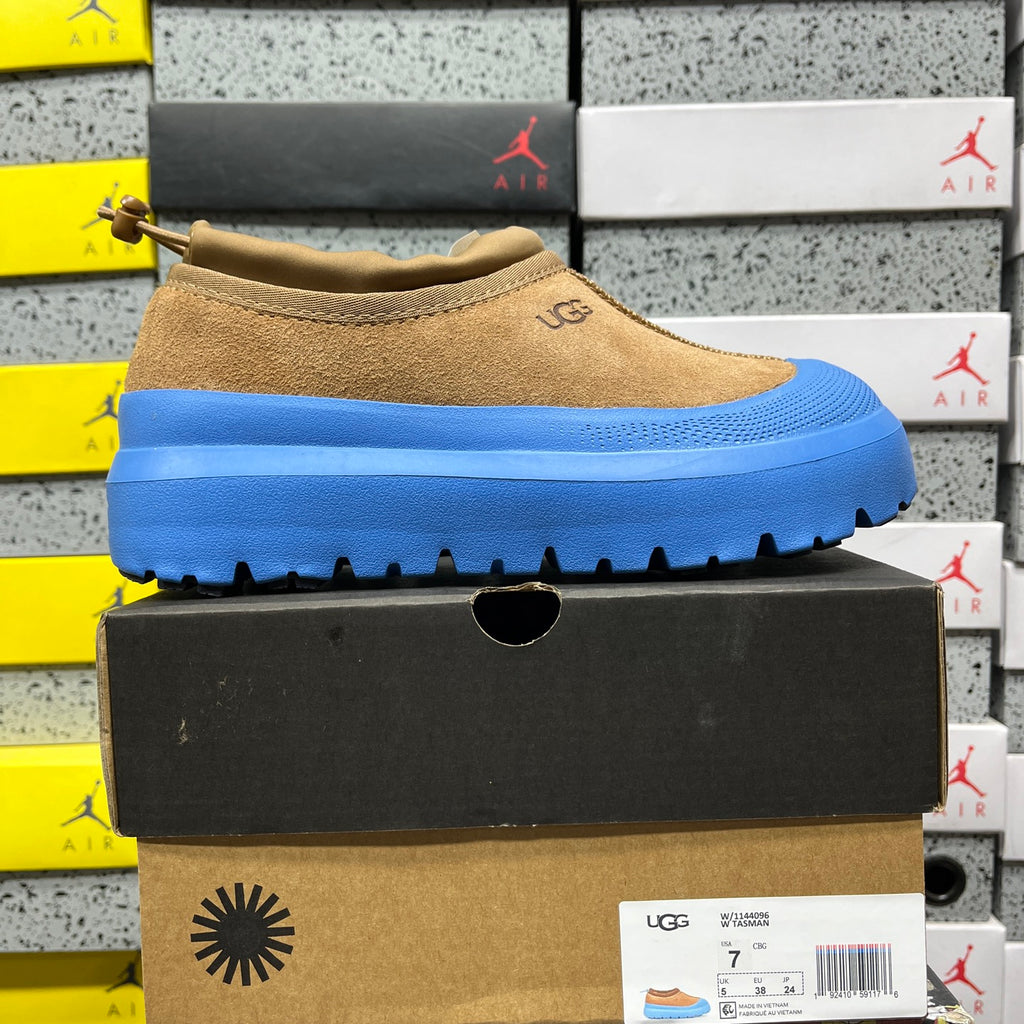 UGG Tasman Platform Mule – Camel & Blue