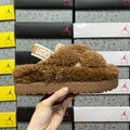 UGG Maxi Curly Slide – Chestnut