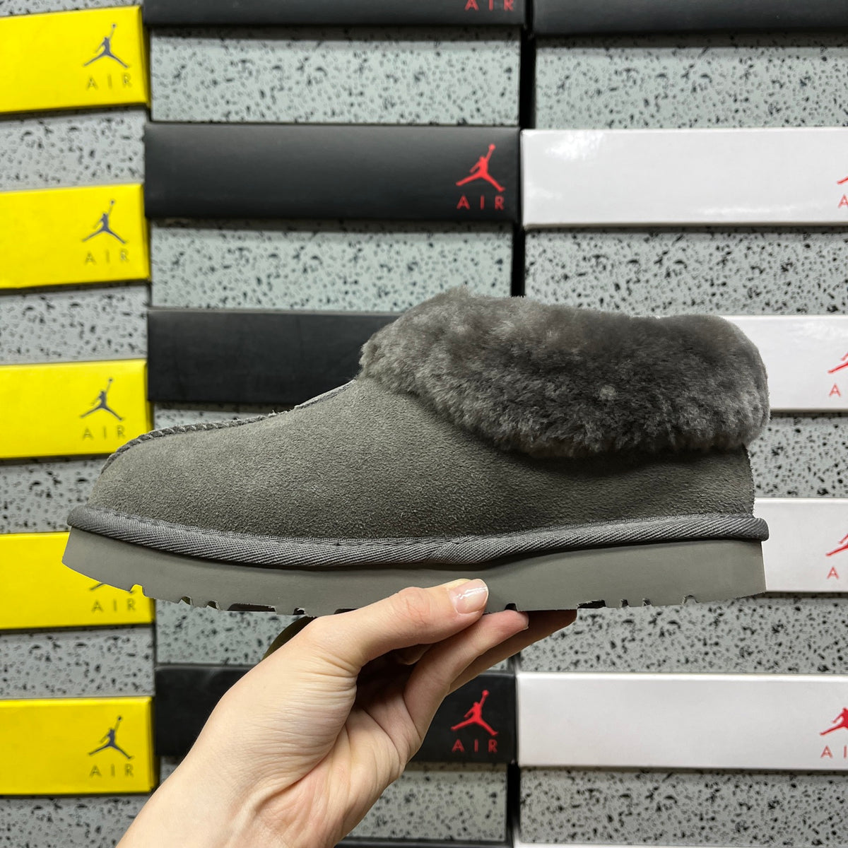 UGG Scuffette Shearling Slipper – Grey