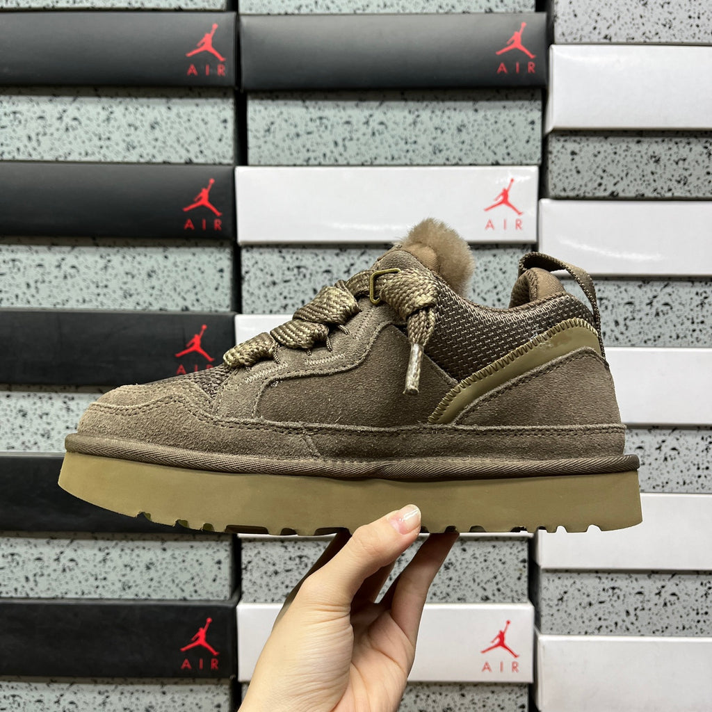 UGG Lowmel Lace-Up Sneaker – Smoky Brown