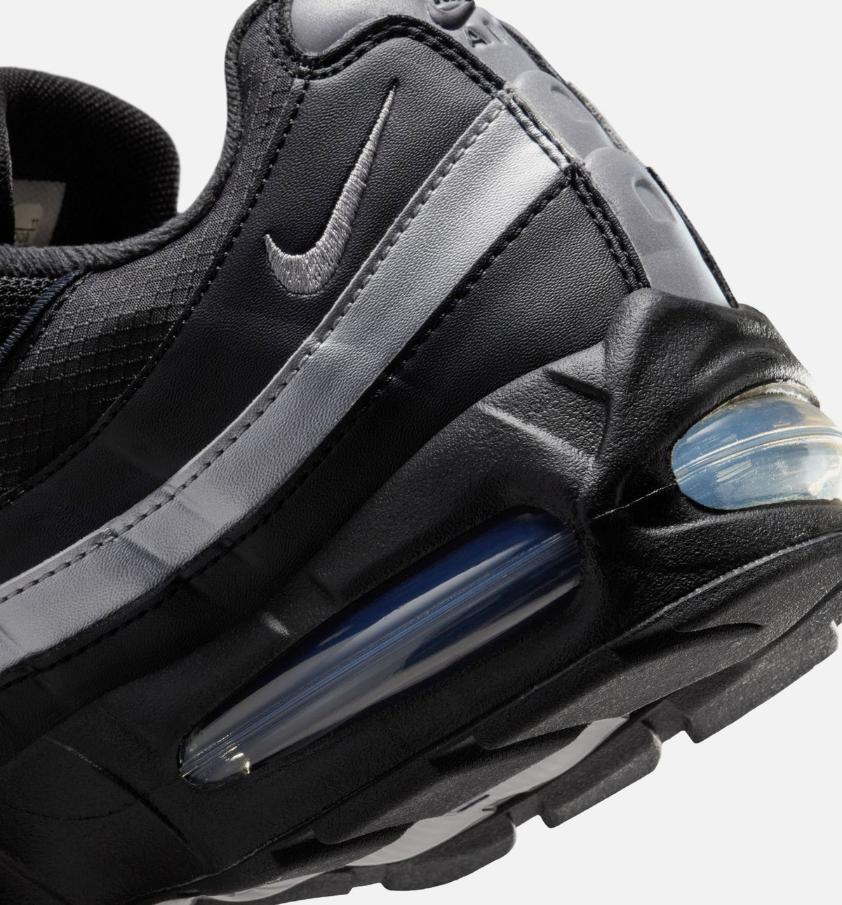 Nike Air Max 95 Big Bubble OG "Reflective Accents" Men's Shoe – Black/White/Metallic Silver