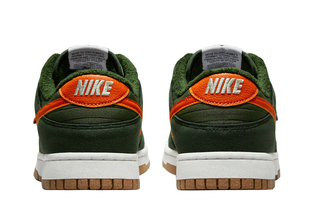 Big Kid's Nike Dunk Low SE Sequoia/Orange-Medium Olive (DC9561 300)