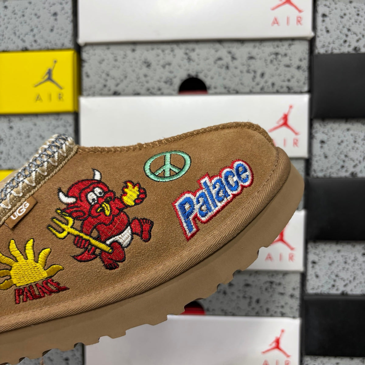 UGG × Palace Tasman Slipper – Chestnut
