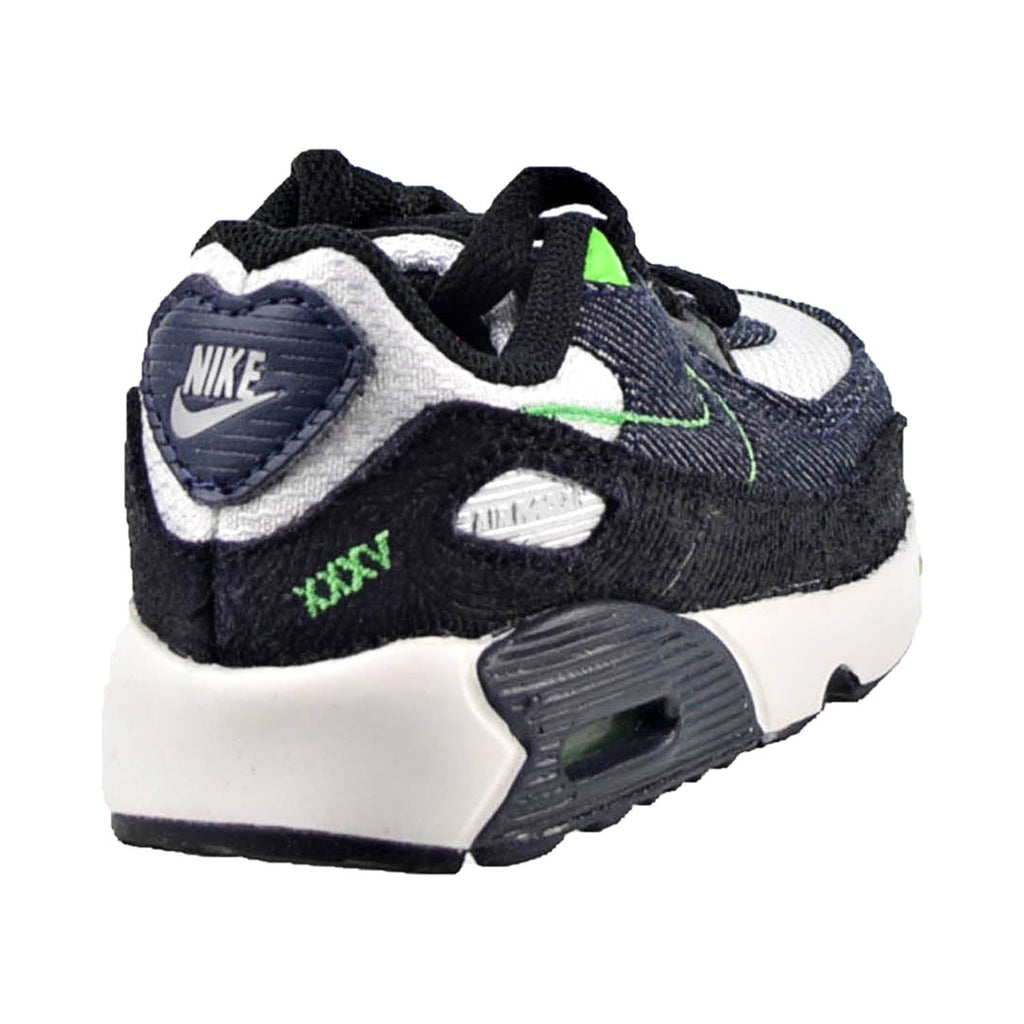 Toddler's Nike Air Max 90 LTR SE 2 Blk/Obsidian-Scream Grn (DN4378 001)