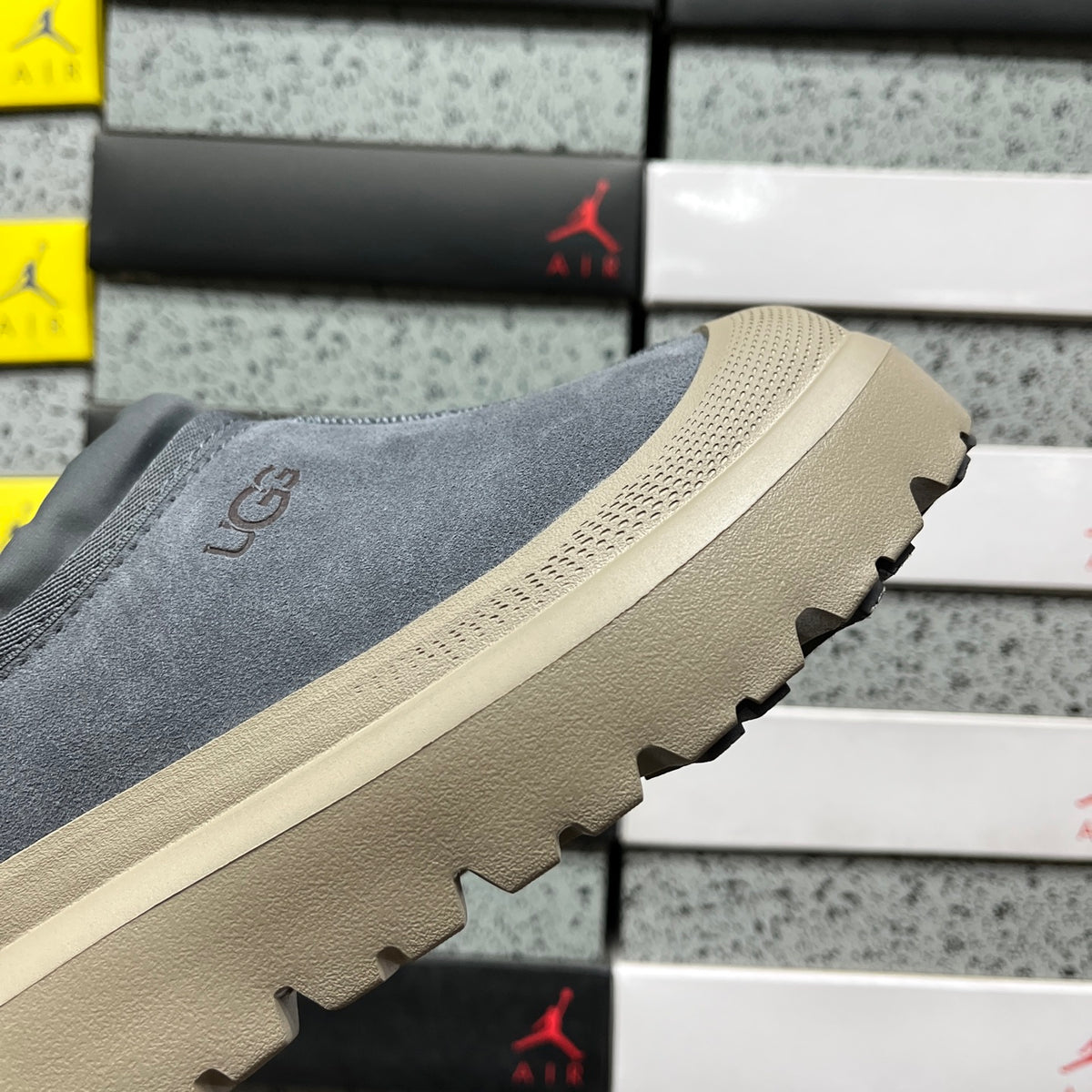 UGG Tasman Platform Mule – Slate Grey & Greige