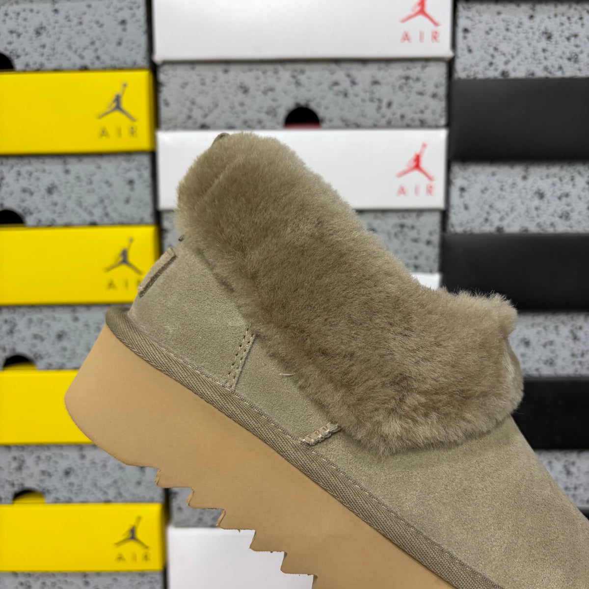 UGG Kallen Lace Platform Boot – Khaki Fawn