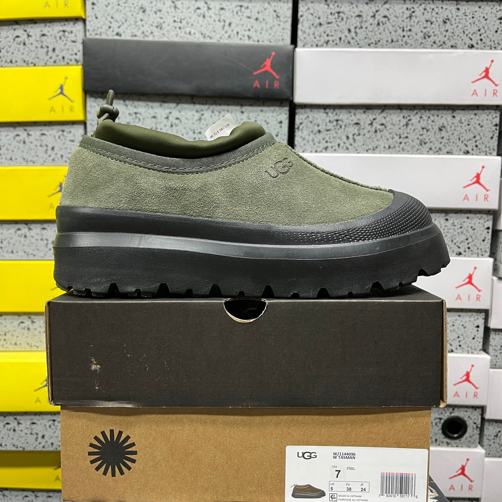 UGG Tasman Platform Mule – Army Green & Black