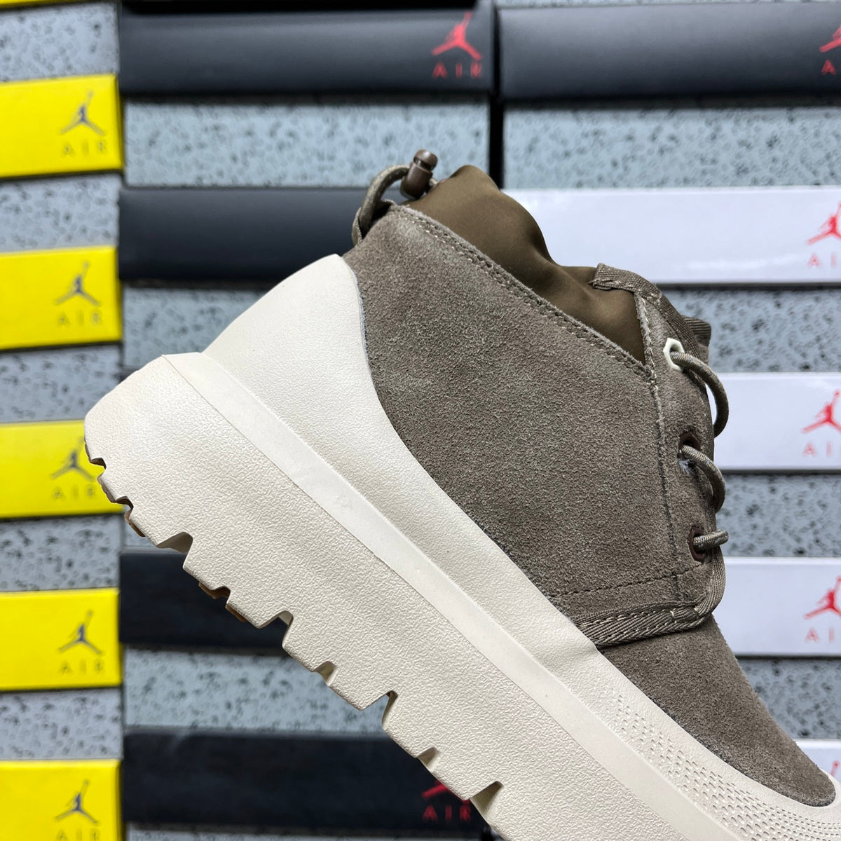 UGG Lace-Up Platform Sneaker Boot – Olive