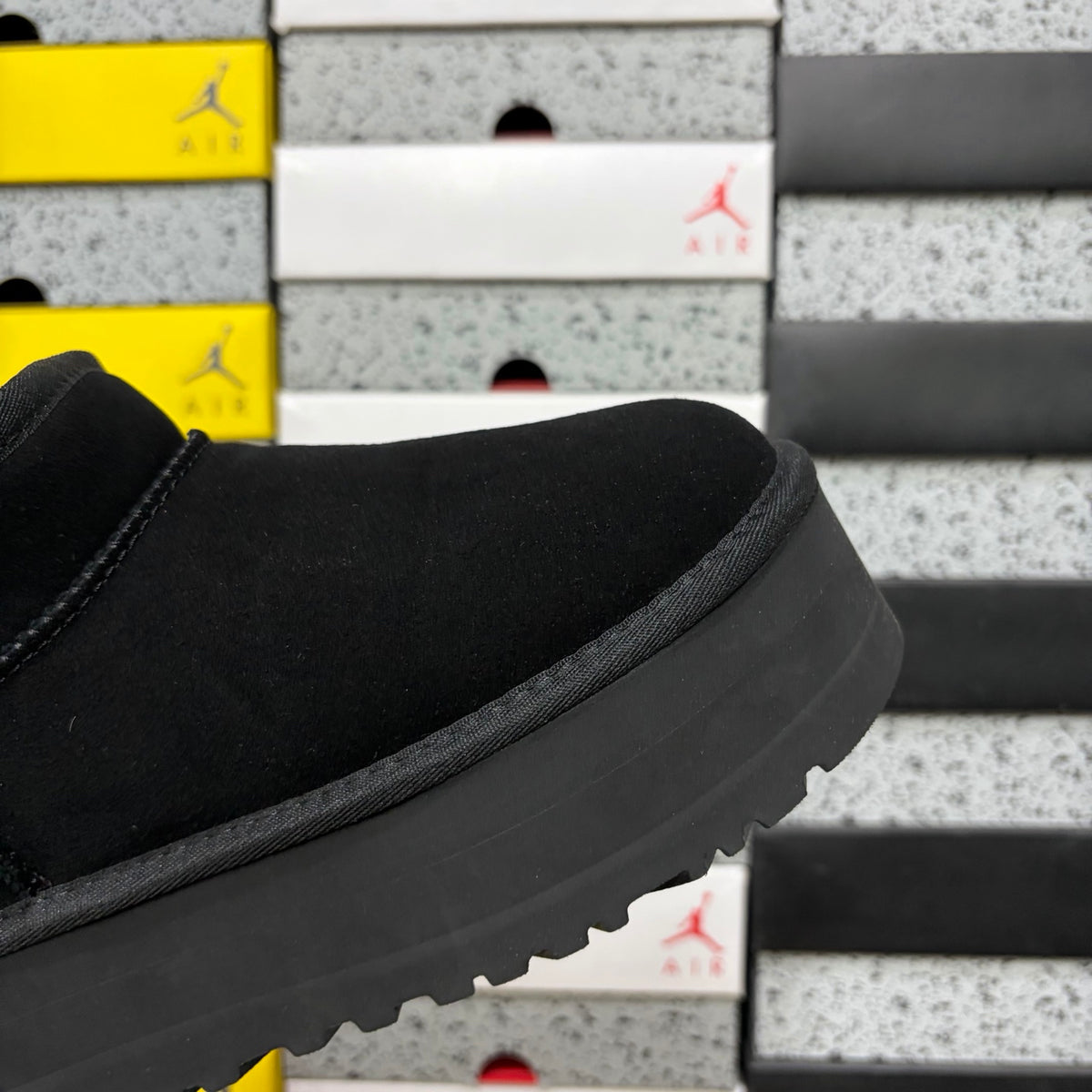 UGG Platform Slip-On Mule – Black (5cm Platform)