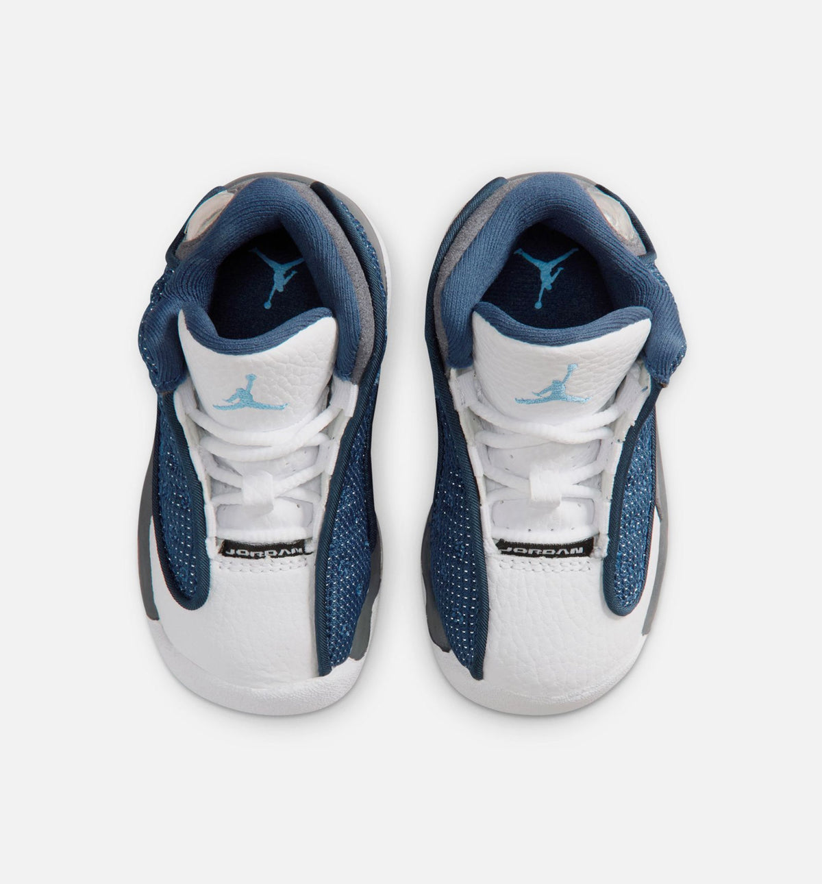 Air Jordan 13 Retro Navy and Flint Grey Infant/Toddler Lifestyle Shoe – Navy/University Blue/Flint Grey/White