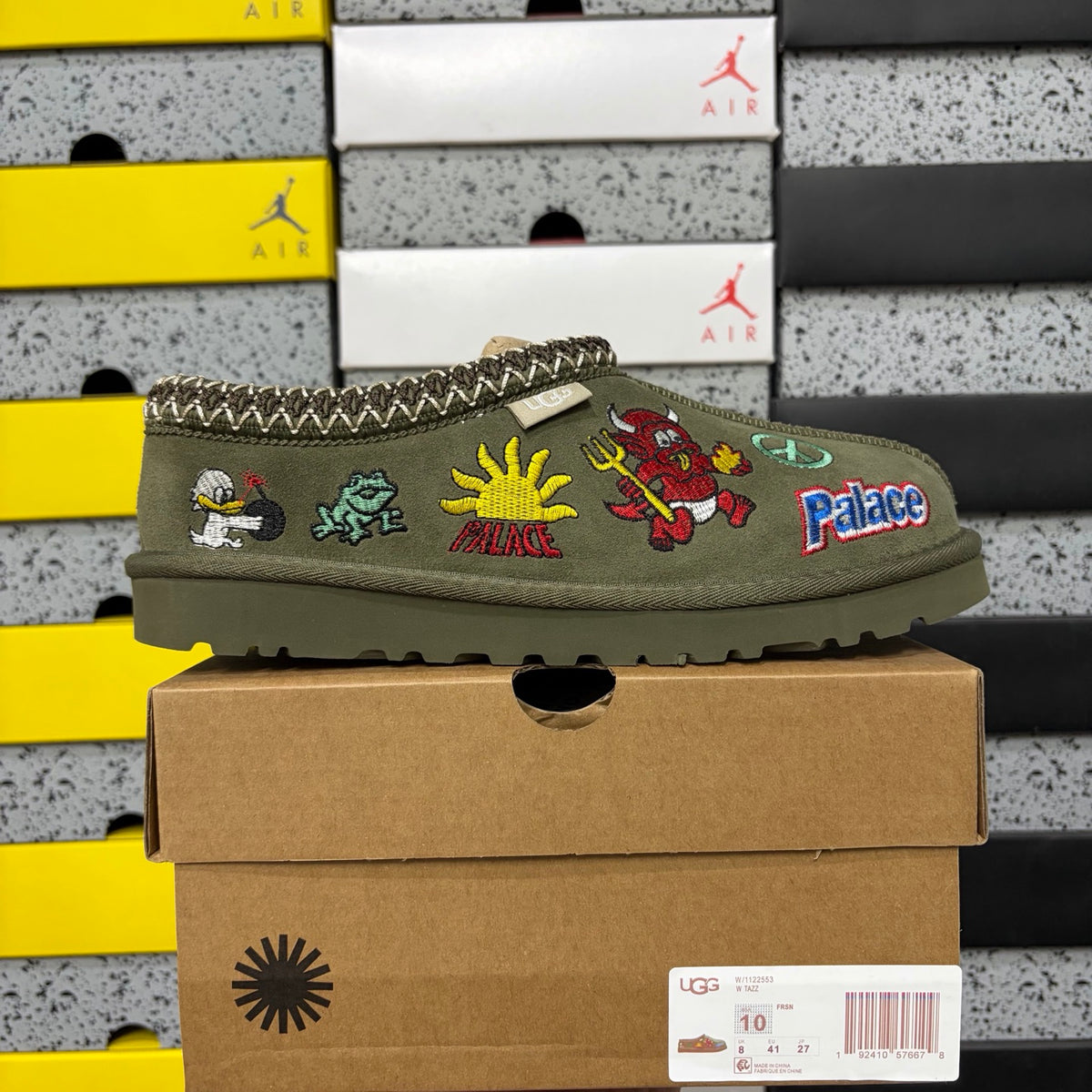 UGG × Palace Tasman Slipper – Forest Moss