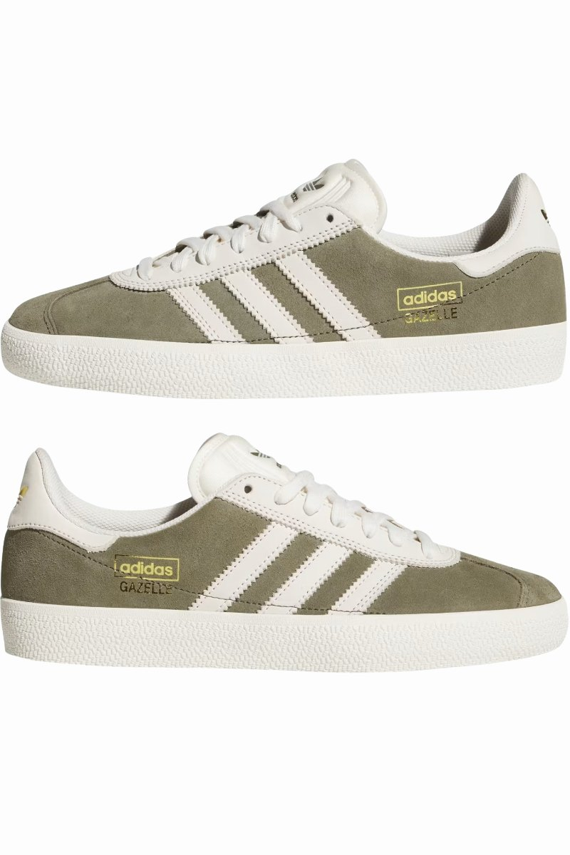 ADIDAS SKATEBOARDING GAZELLE ADV Olive / White
