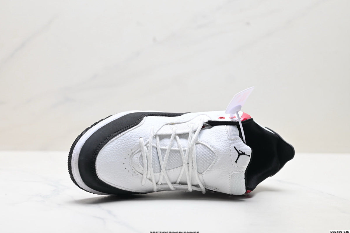 Jordan Legacy 312 High White Black Fire Red Sneakers